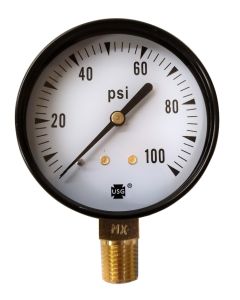 Ametek USG Model P-500 2.5in 0-100 PSI Pressure Gauge